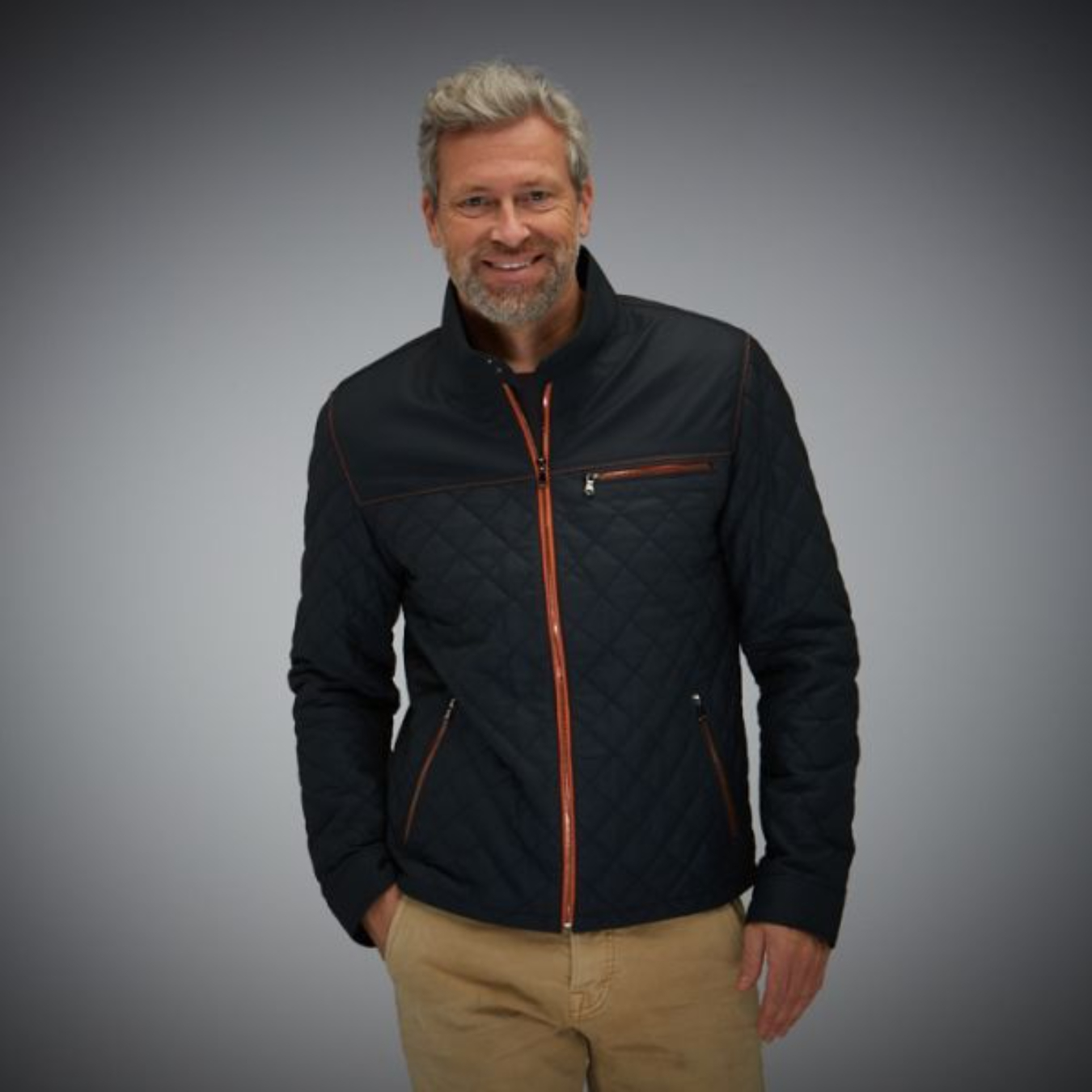 Veste GULF Belrose Contrast bleu pour homme