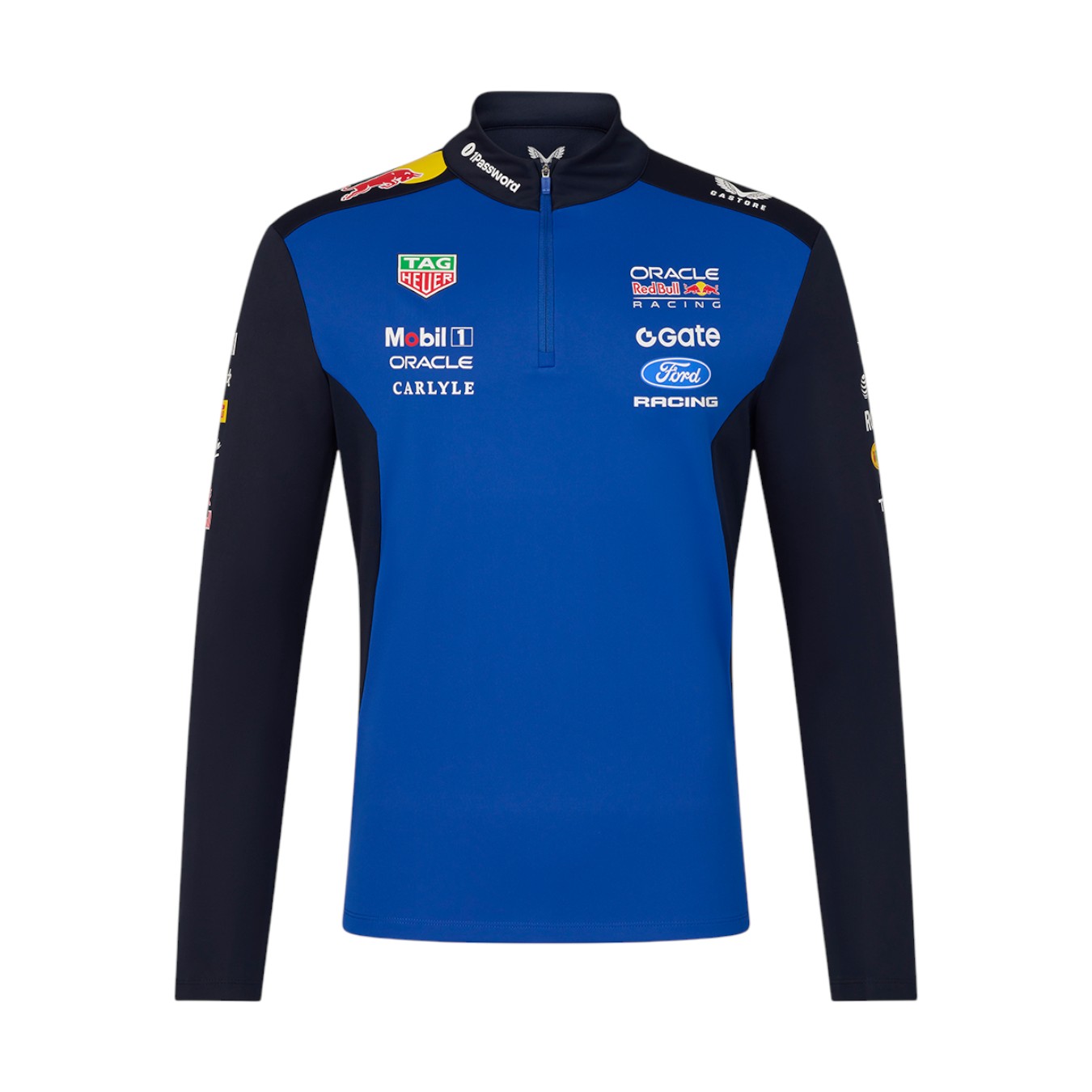Veste Midlayer 1/4 Zip Red Bull Team F1 Bleu Marine Homme