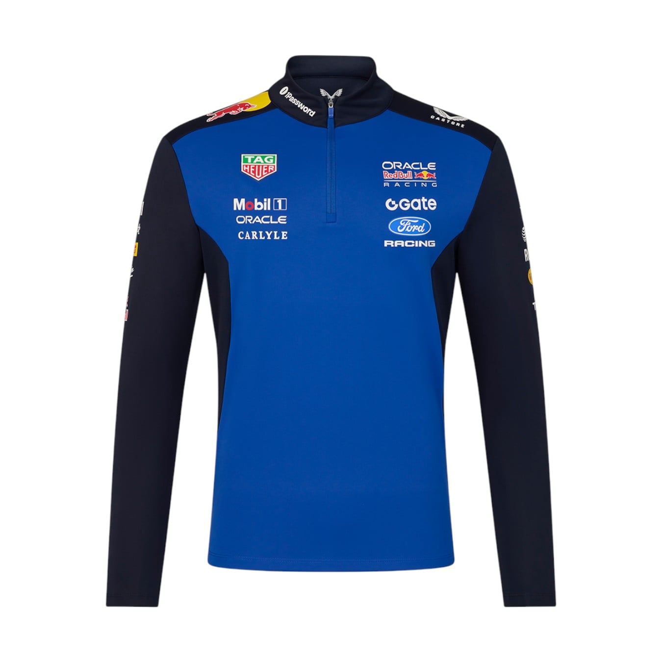 Veste Midlayer 1/4 Zip Red Bull Team F1 Bleu Marine Homme