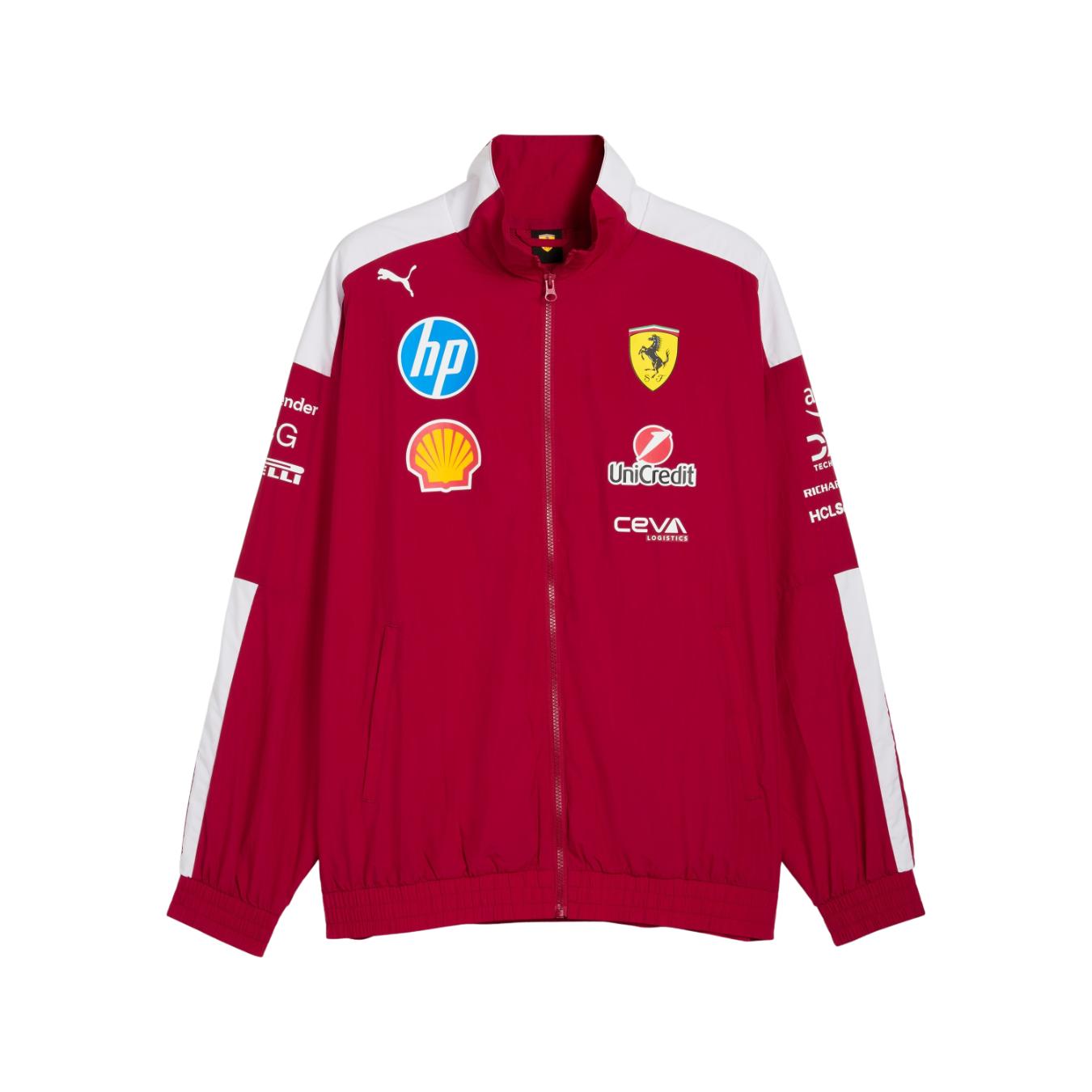 Veste Oversized Scuderia Ferrari Drivers Dark Cherry Homme
