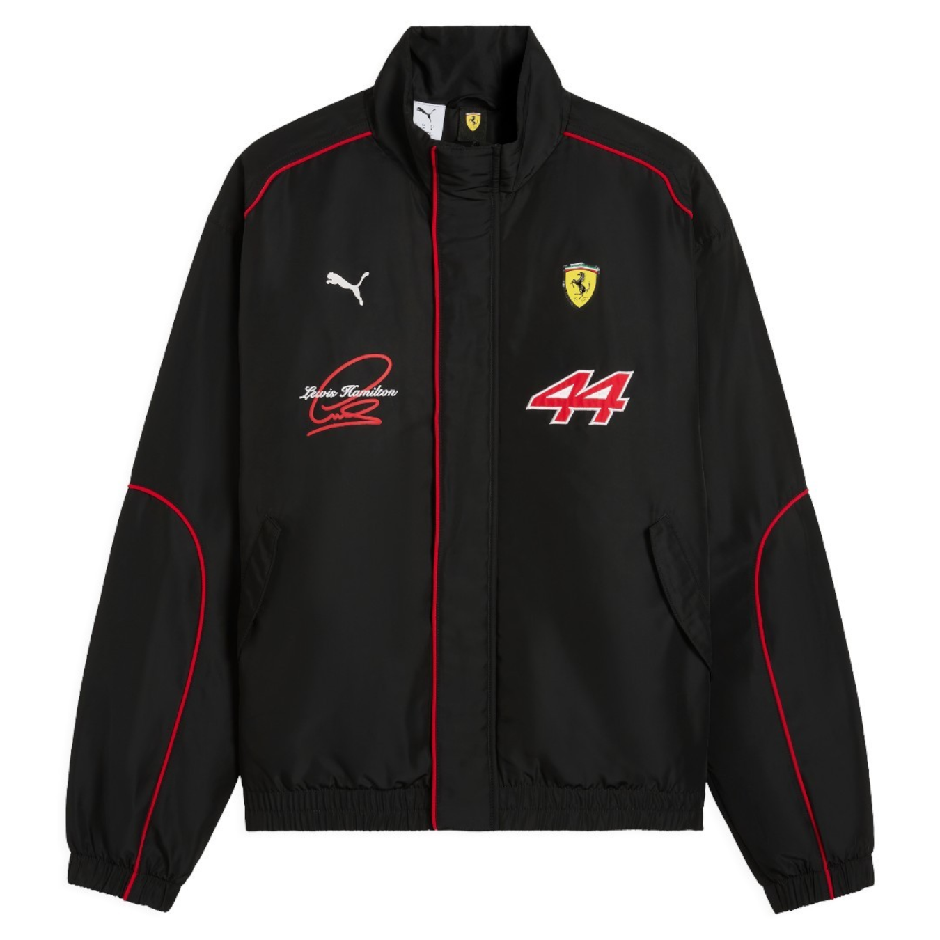 Veste Racing Ferrari F1 Lewis Hamilton Noire Homme