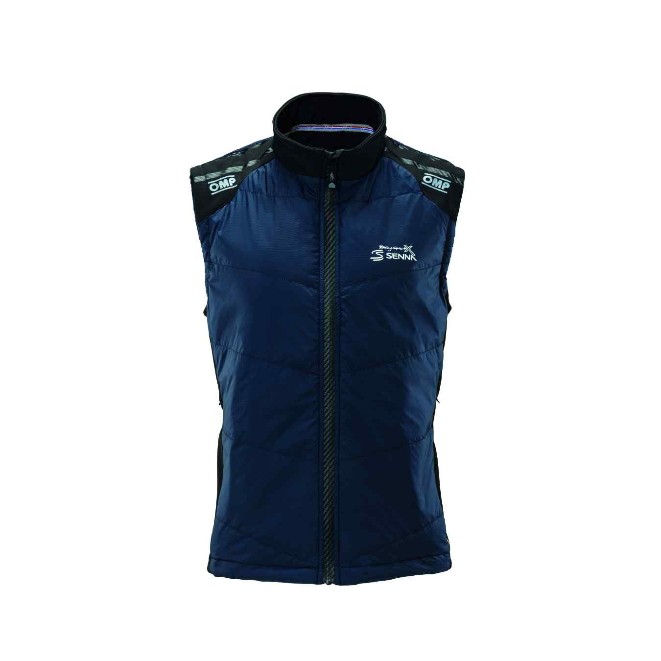 Veste Sans Manche Tech RACING SPIRIT GRAPHENE Ayrton SENNA Bleu Marine