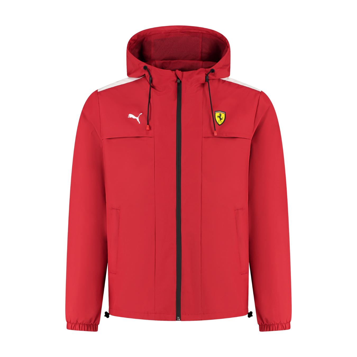 Veste Scuderia Ferrari Rainjacket Dark Cherry Homme