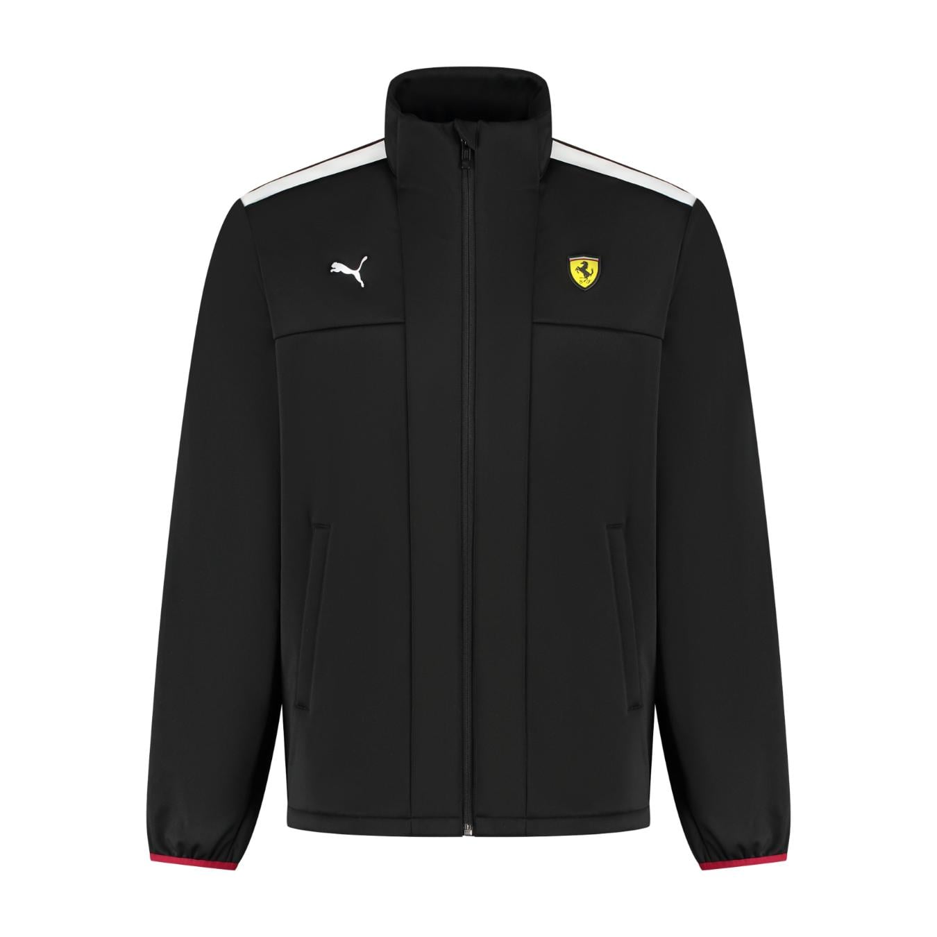 Veste Scuderia Ferrari Softshell J Noir Homme
