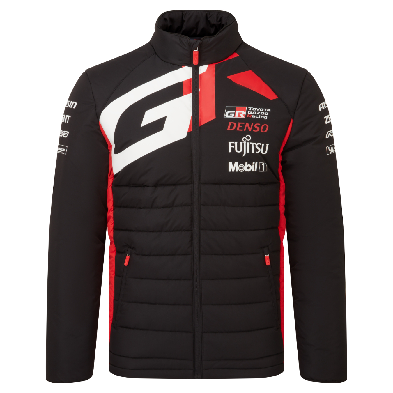 Veste Toyota Gazoo Racing Team Puffer Noir Homme