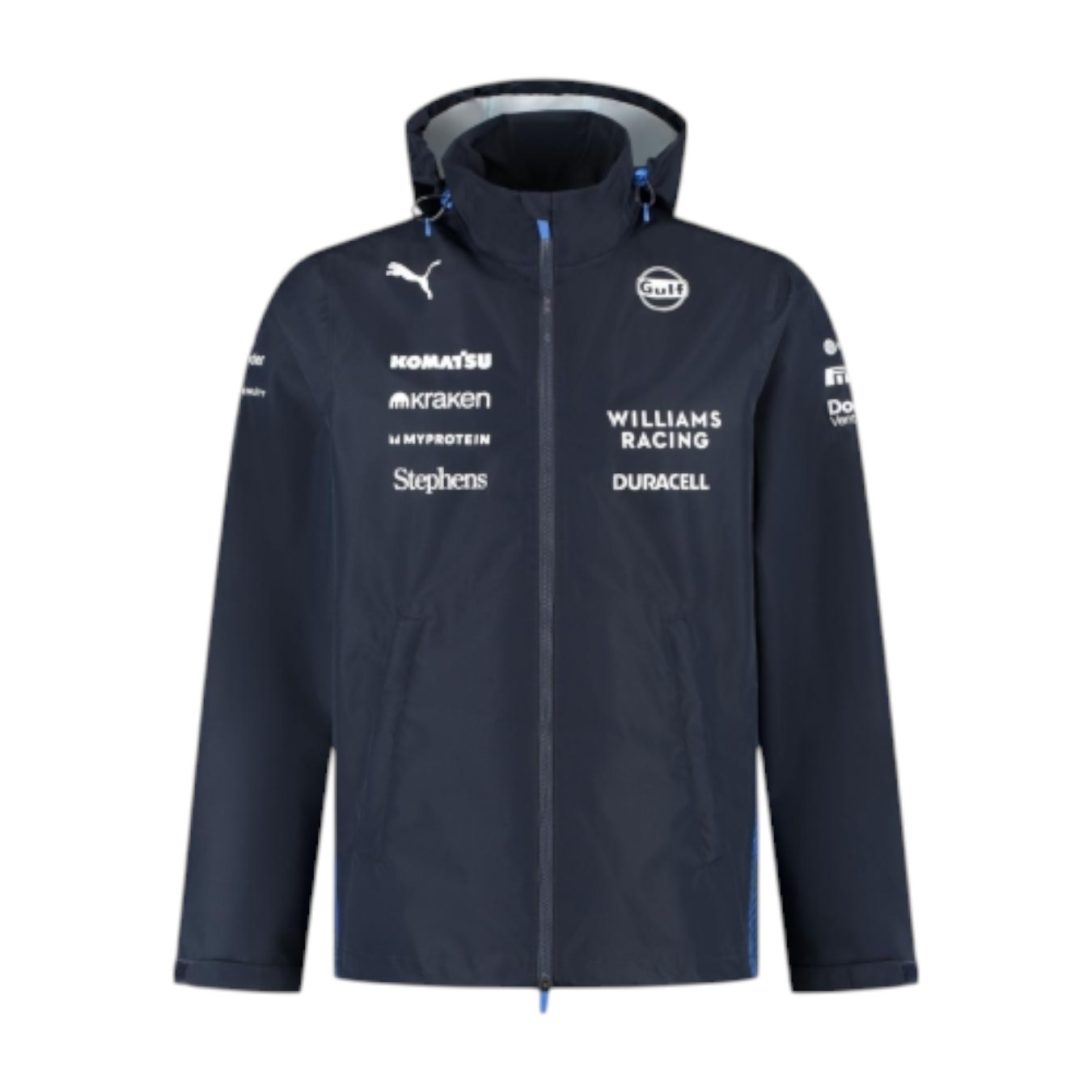 Veste Williams Racing Rainjacket Navy Homme