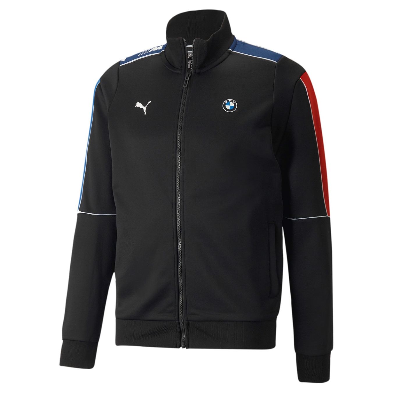 Veste zippée BMW MOTORSPORT Track T7 noire pour homme