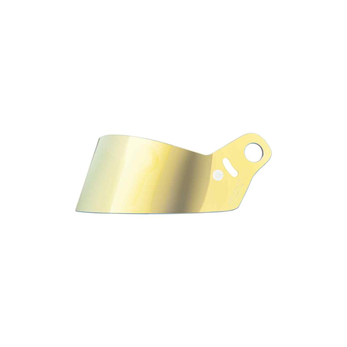 Visiere Courte STILO pour Casque VENTI WRX Jaune Iridium Fonce
