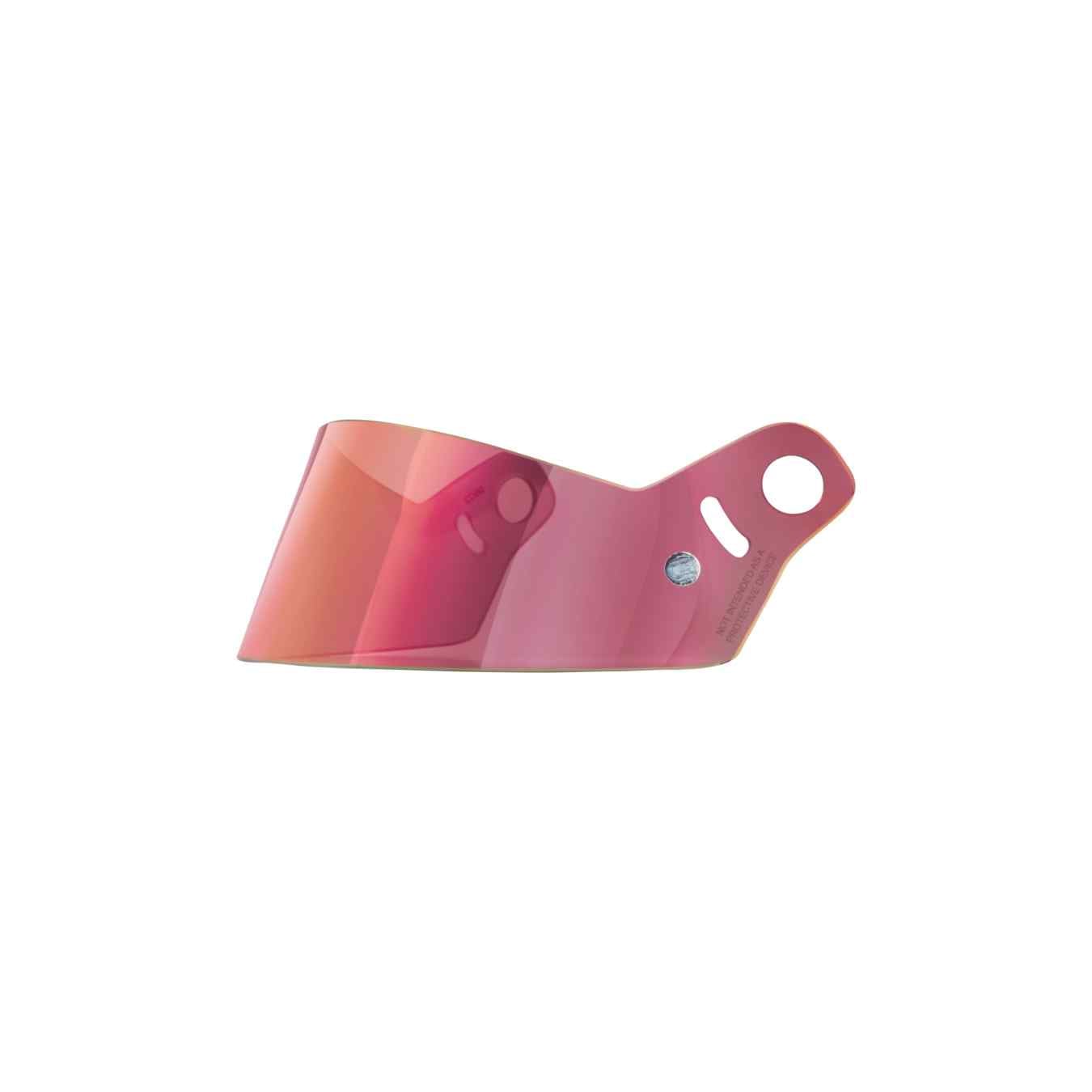 Visiere Courte STILO pour Casque VENTI WRX Rouge Iridium Fonce
