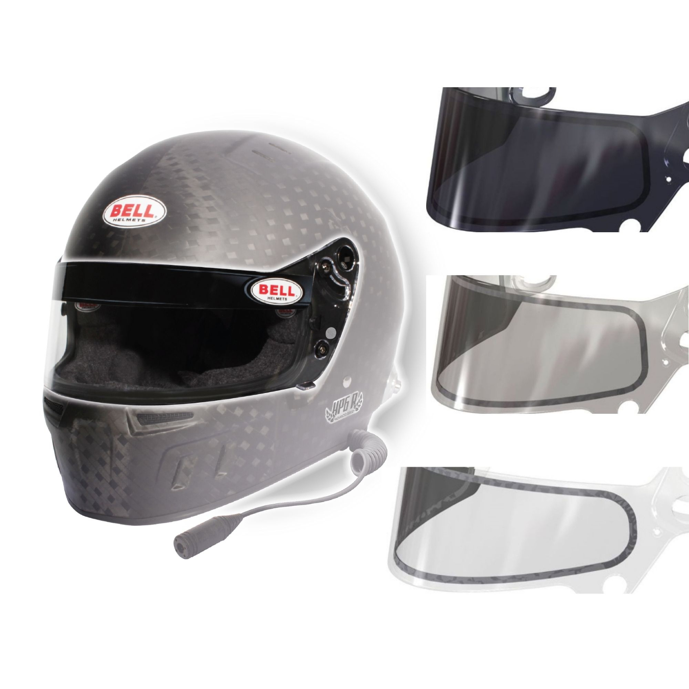 Visière pour casque BELL Série 6 Transparent