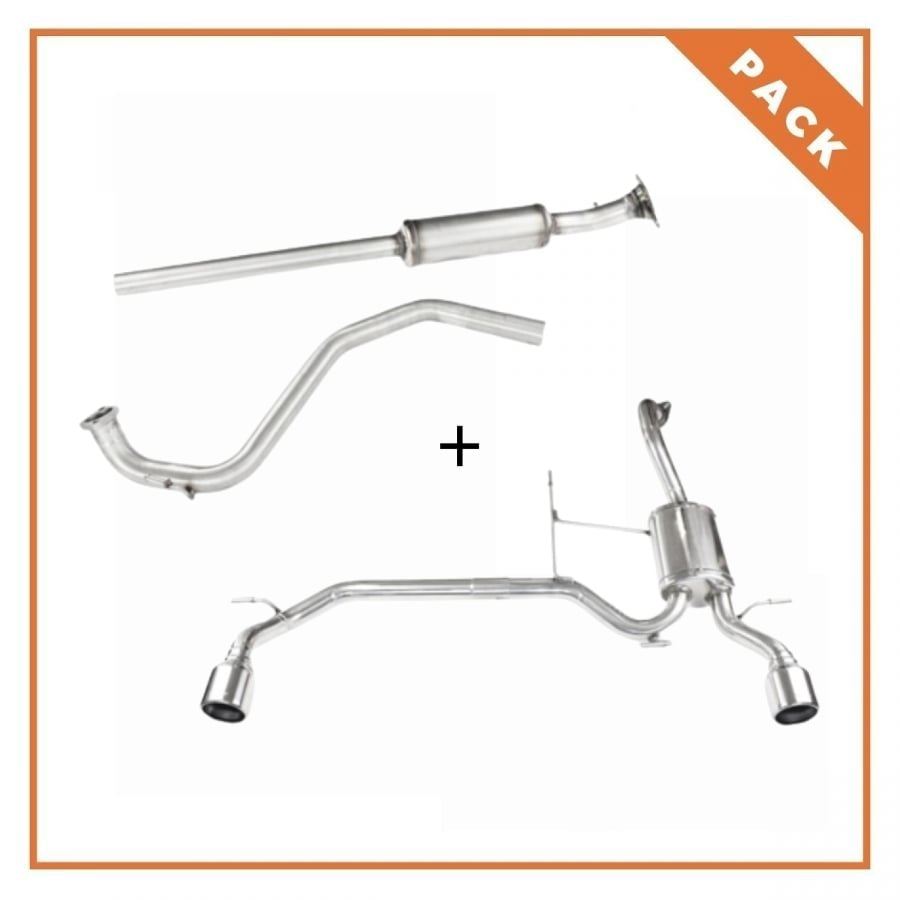 Pack échappement REDSPEC Swift Sport 140cv zc33S avec silencieux