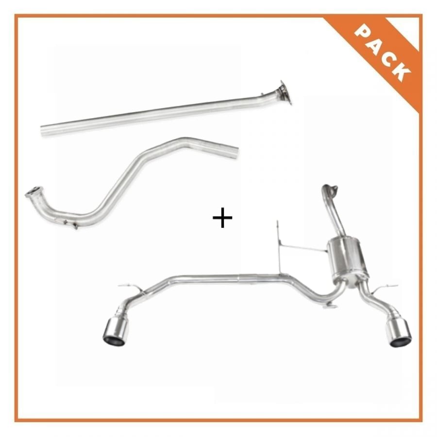 Pack échappement REDSPEC Swift Sport 140cv zc33S avec intermédiaire tube