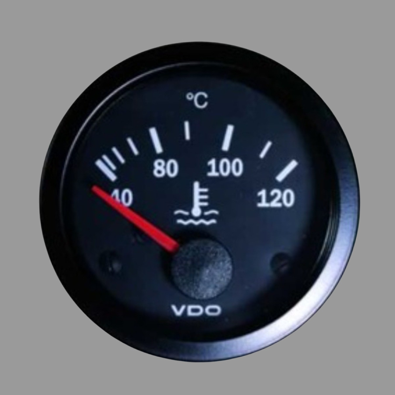 Manomètre température eau 40-120°C 52mm Bague serrage VDO Cockpit Vision