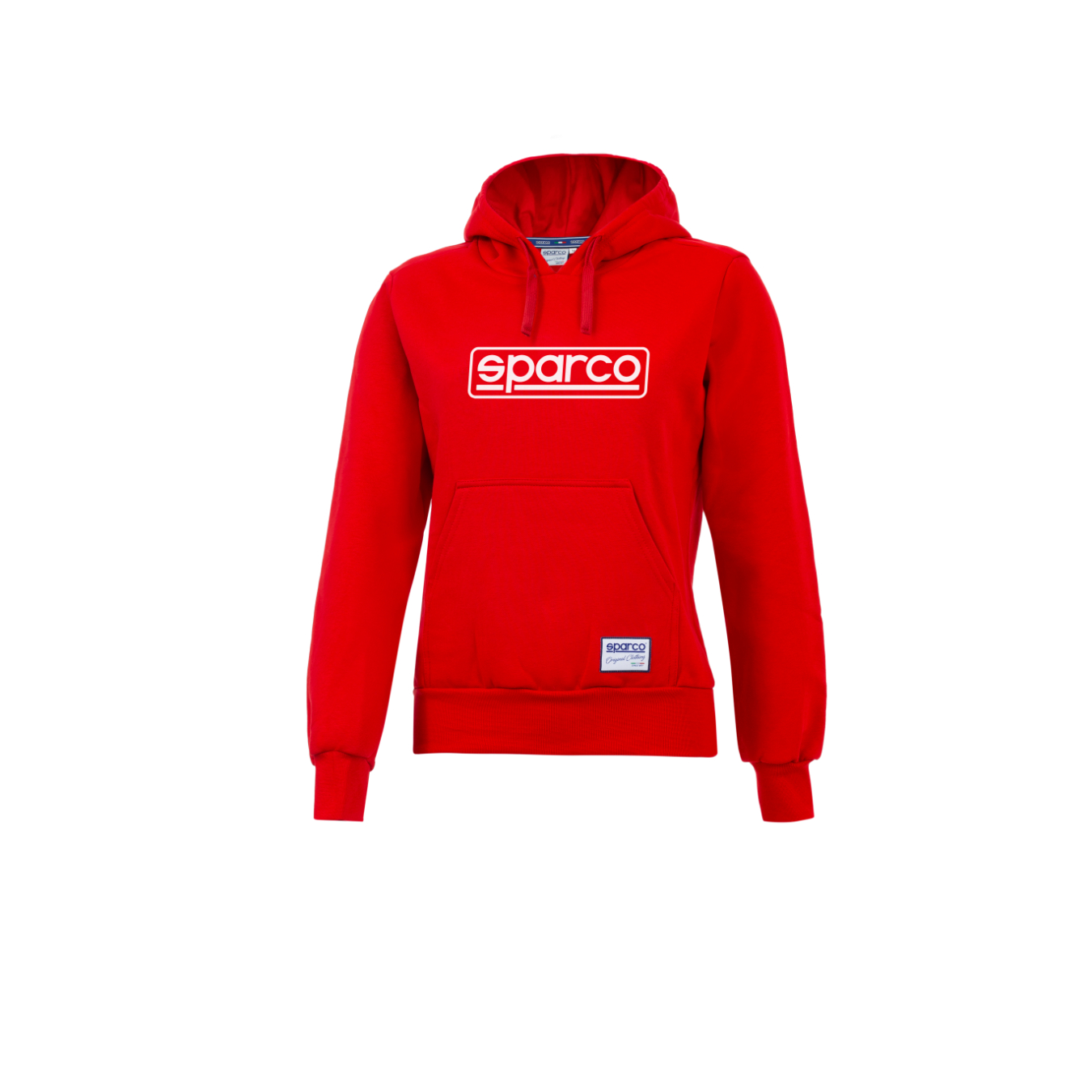 Sweat à capuche pour femme SPARCO Frame rouge