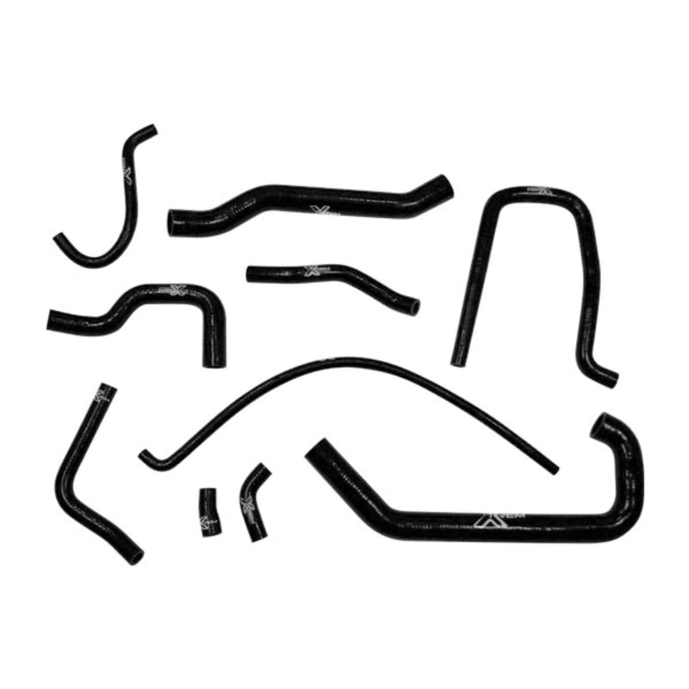 Kit 10 durites XTREM MOTORSPORT refroidissement silicone Citroën Visa Chrono Noir
