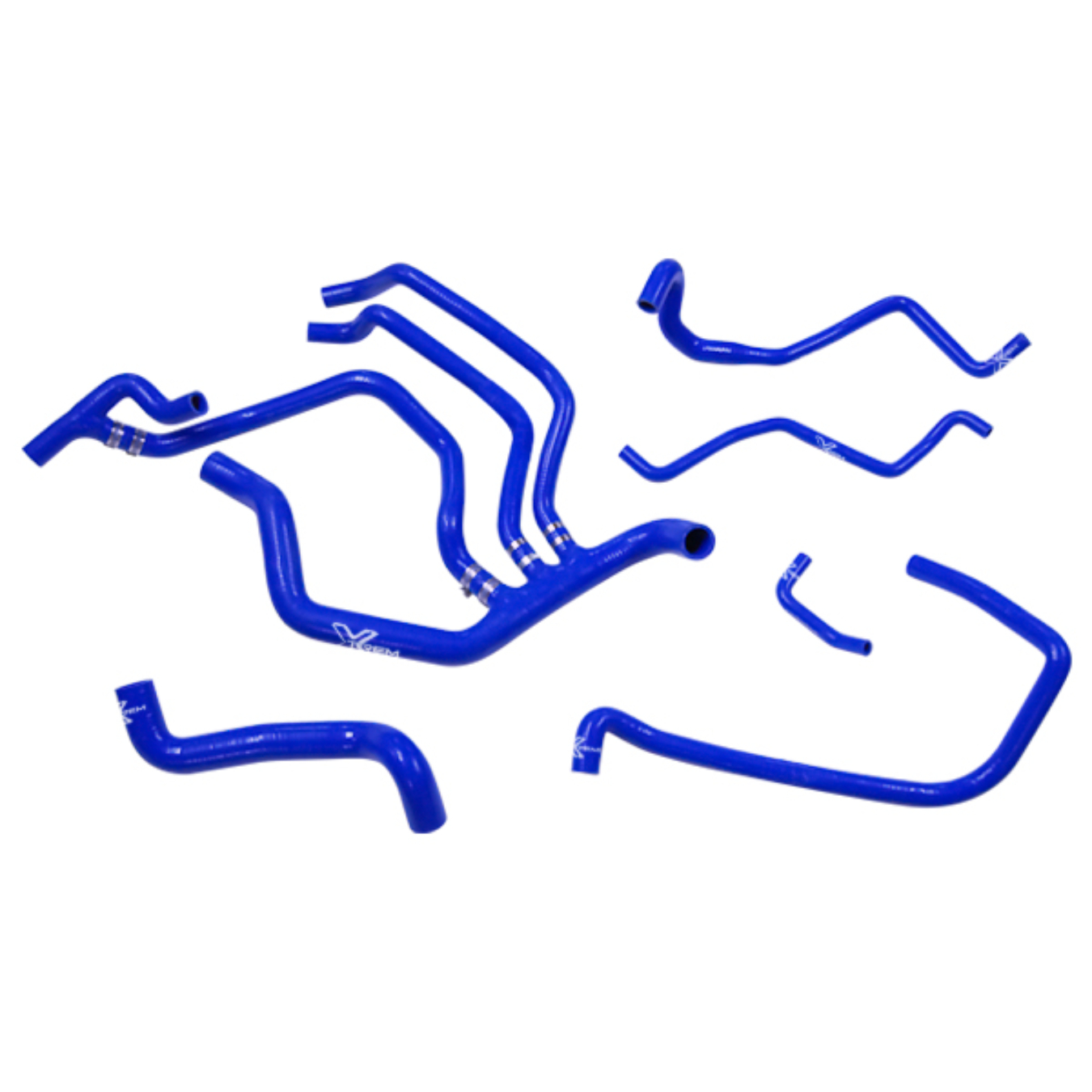 Kit 10 durites XTREM MOTORSPORT refroidissement silicone Renault Megane II R.S. 225 et 230