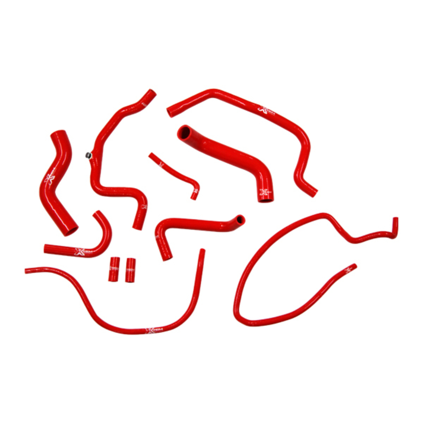 Kit 11 durites XTREM MOTORSPORT refroidissement silicone Fiat Punto HGT