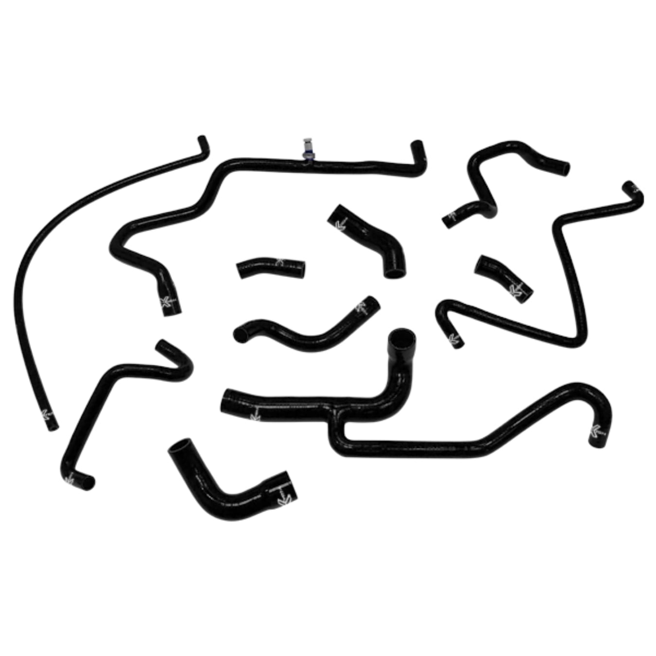 Kit 11 durites XTREM MOTORSPORT refroidissement silicone Peugeot 205 Turbo Diesel Noir