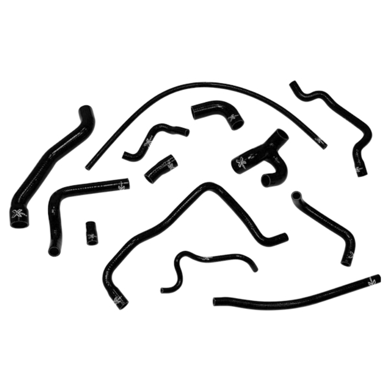 Kit 13 durites XTREM MOTORSPORT refroidissement silicone Opel Kadett GSI 16V Noir