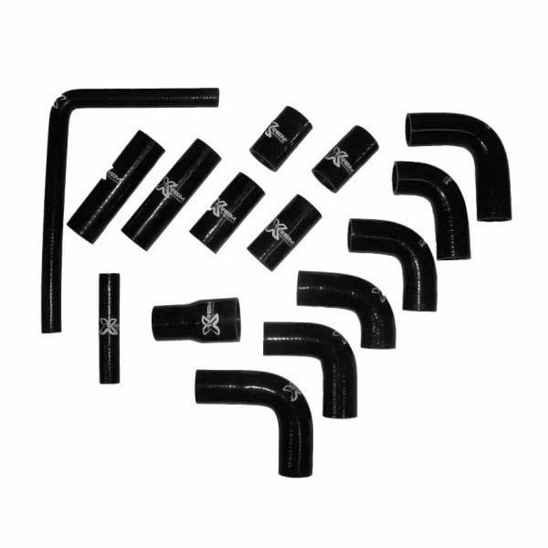Kit 15 durites XTREM MOTORSPORT refroidissement silicone Alpine A110 1600S Noir
