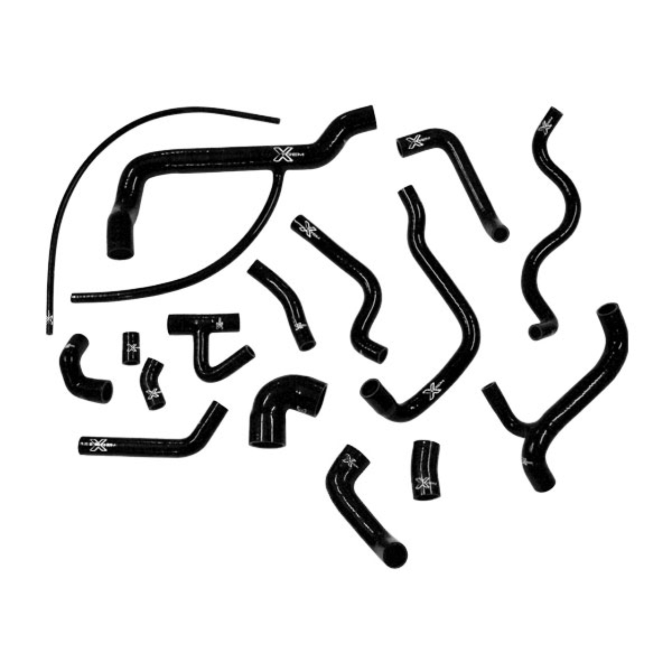 Kit 16 durites XTREM MOTORSPORT refroidissement silicone Volkswagen Golf 2 Rallye et G60