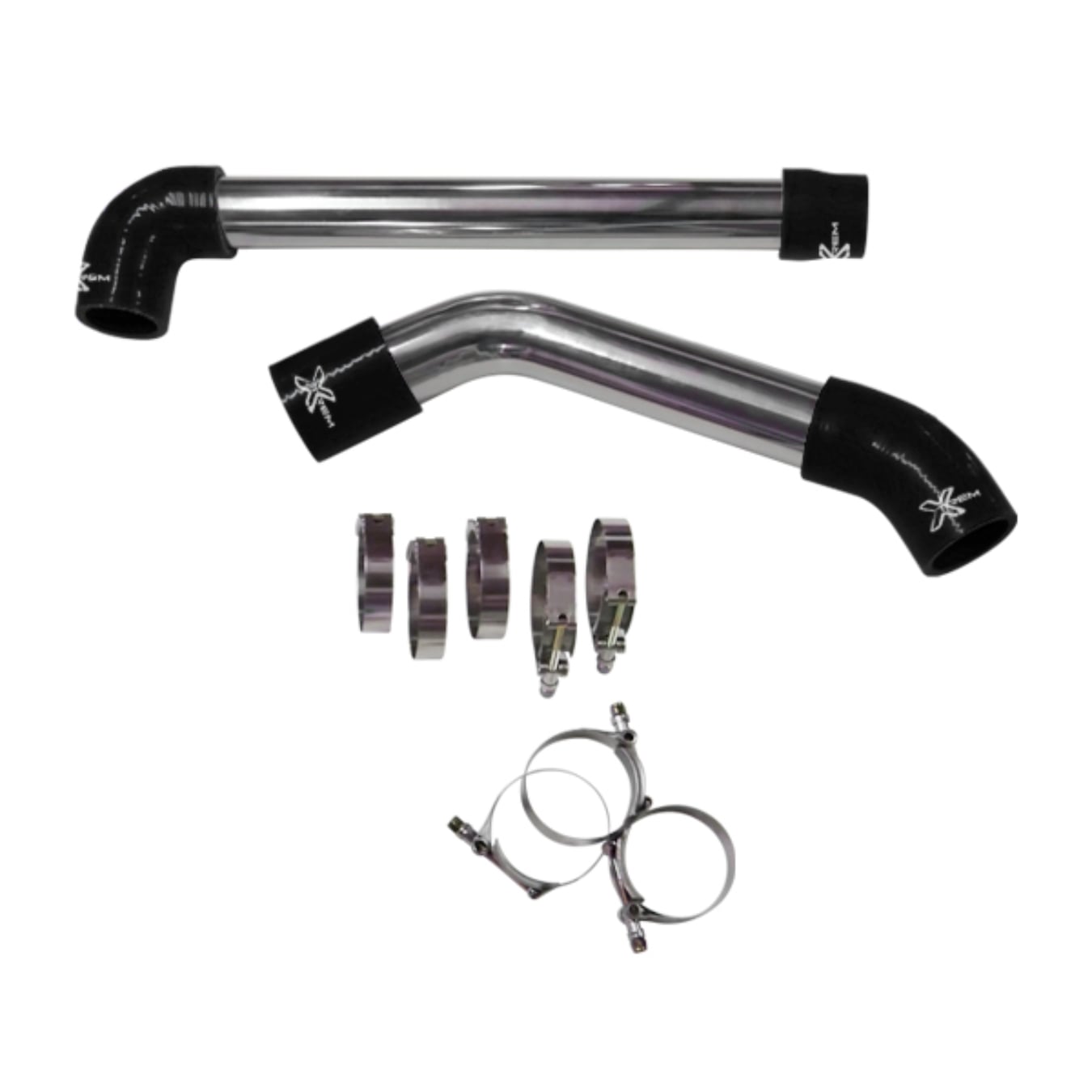 Kit 2 durites turbo XTREM MOTORSPORT aluminium et silicone Renault R5 Turbo 1 et 2 Noir
