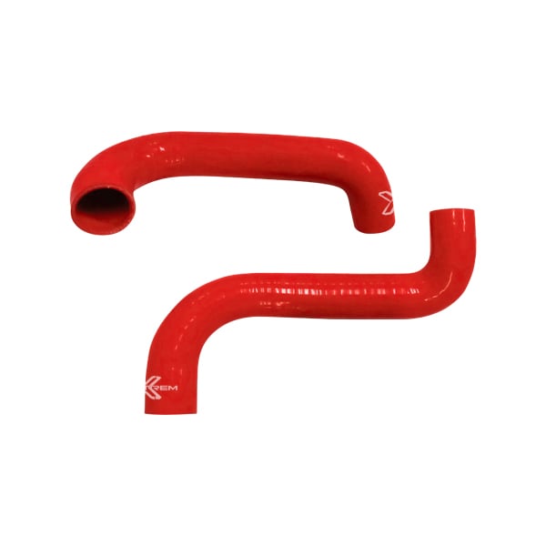 Kit 2 durites XTREM MOTORSPORT refroidissement silicone Opel Ascona B 2.0 Rouge