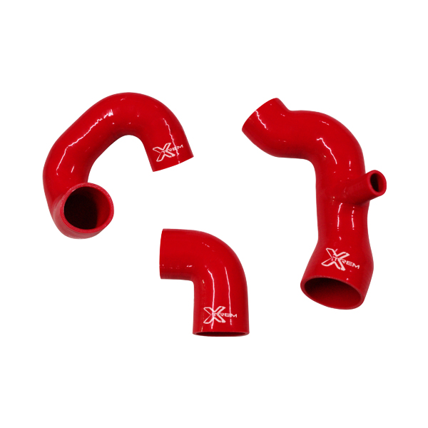 Kit 3 durites XTREM MOTORSPORT turbo silicone Lancia Delta Integrale 2.0 16V et Evo Rouge
