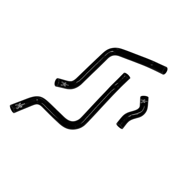 Kit 3 durites XTREM MOTORSPORT refroidissement silicone Talbot Simca Rallye 2 et 3 Noir