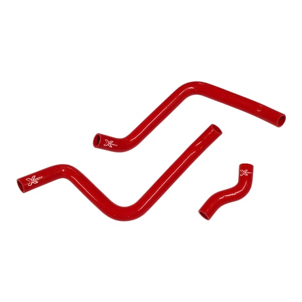 Kit 3 durites XTREM MOTORSPORT refroidissement silicone Talbot Simca Rallye 2 et 3 Rouge