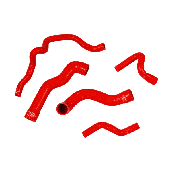Kit 5 durites XTREM MOTORSPORT refroidissement silicone BMW M3 E36 Rouge