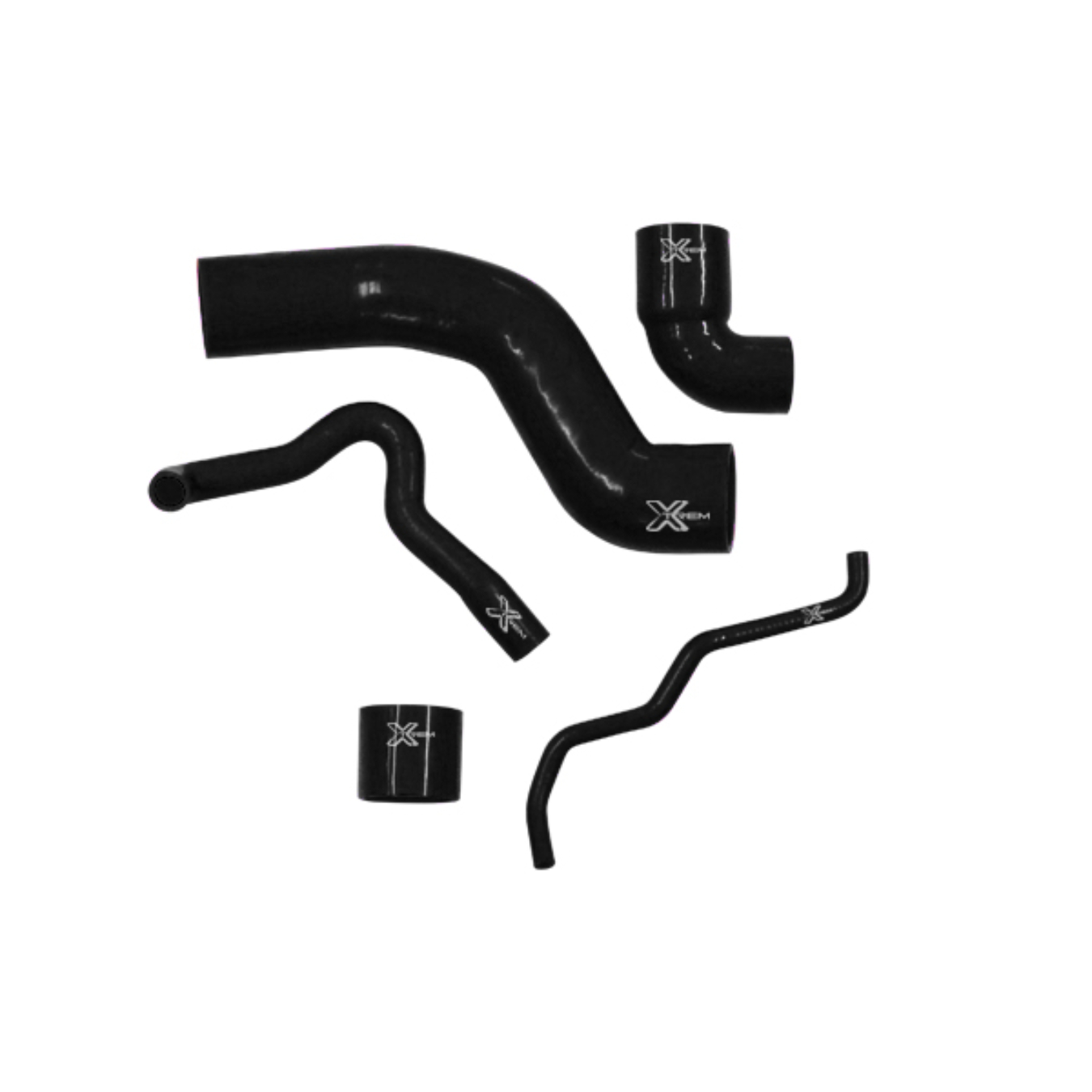 Kit 5 durites XTREM MOTORSPORT turbo silicone Volkswagen Golf 4 et Skoda Octavia 1.8 Turbo 20V