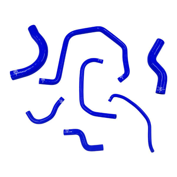 Kit 7 durites XTREM MOTORSPORT refroidissement silicone Ford Fiesta XR2 MK1 Bleu