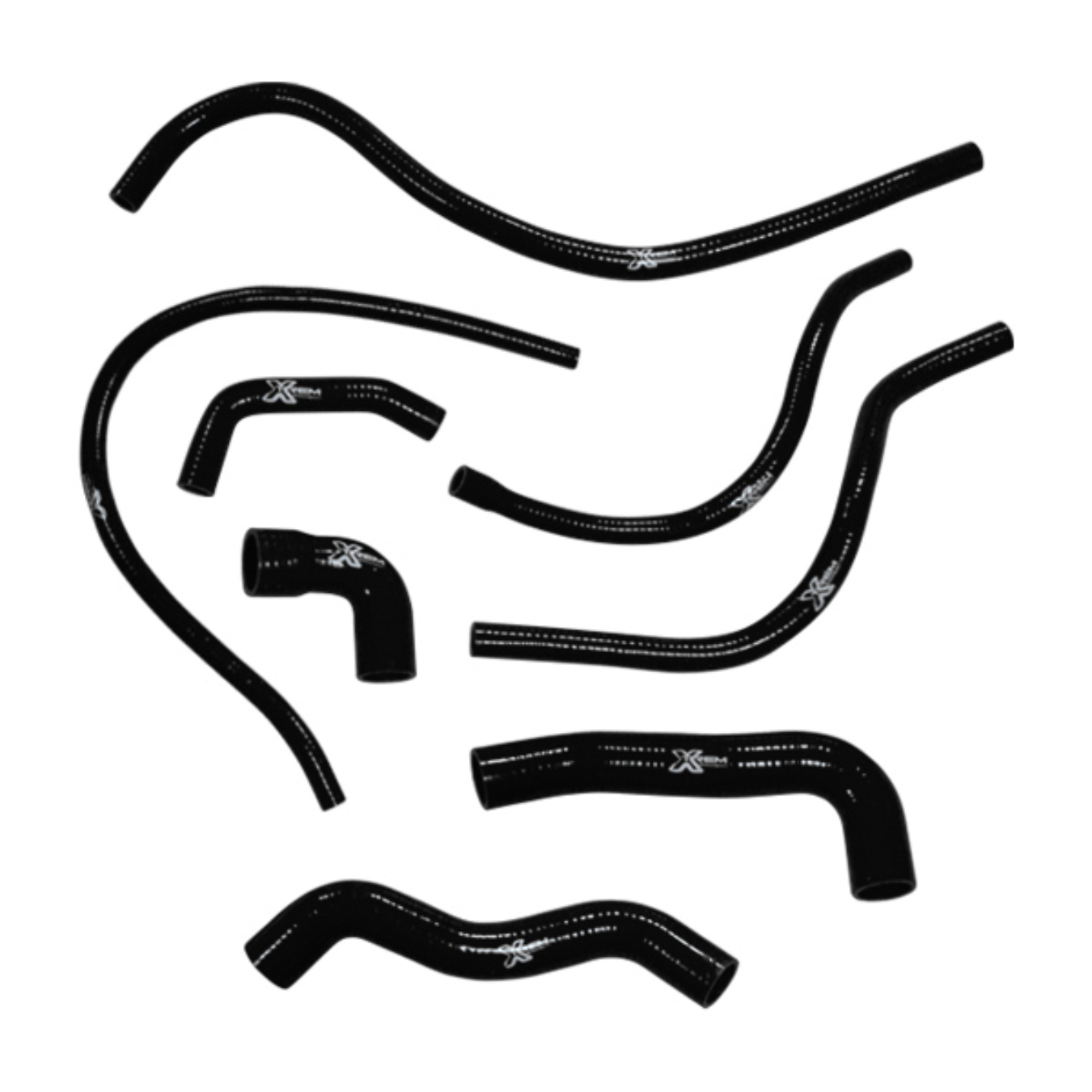 Kit 8 durites XTREM MOTORSPORT refroidissement silicone Fiat Uno Turbo IE phase 1