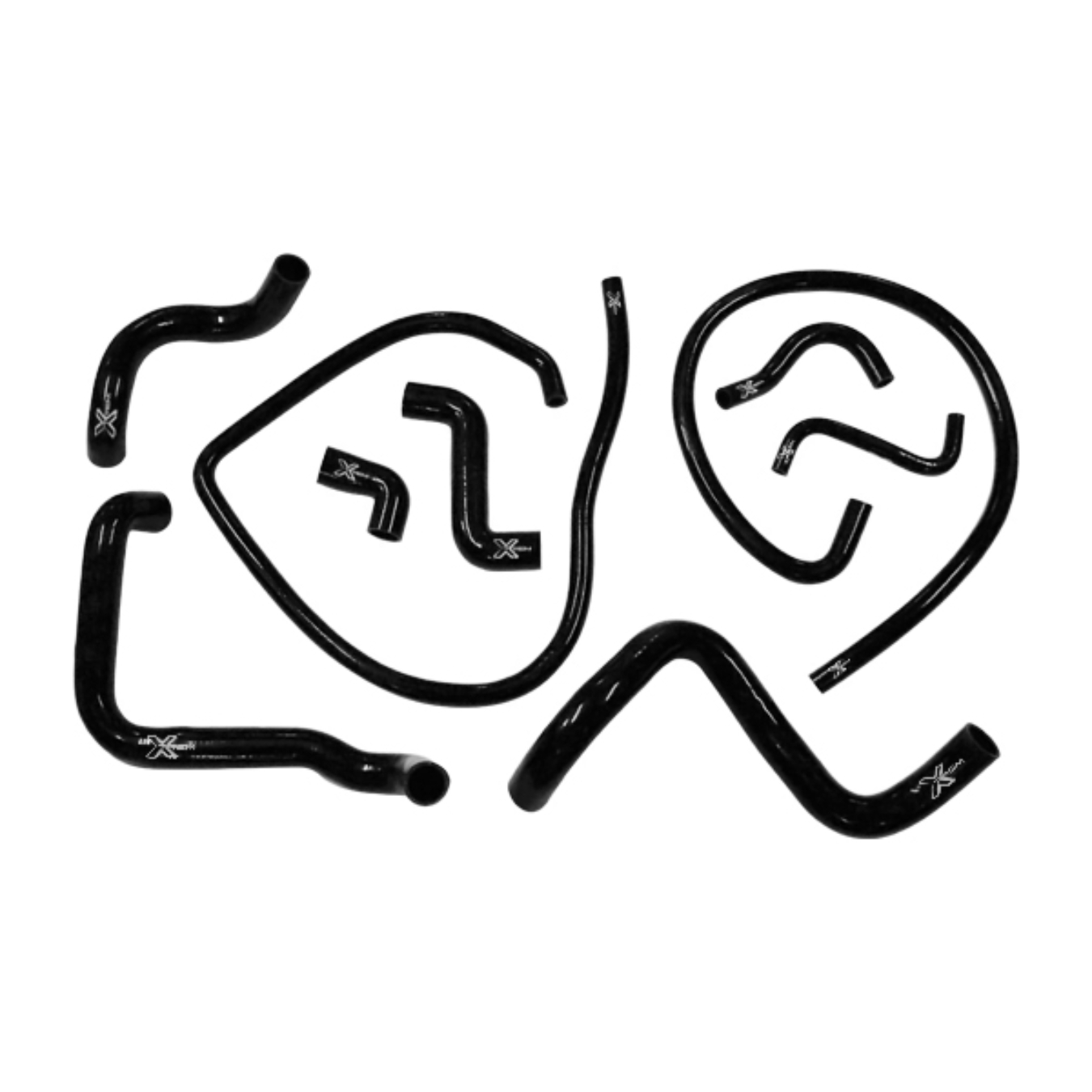 Kit 9 durites XTREM MOTORSPORT refroidissement silicone Fiat X1/9