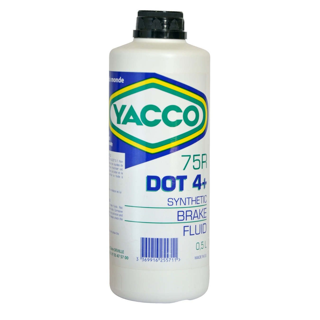 Liquide de frein YACCO 75 R DOT4+ 500ML