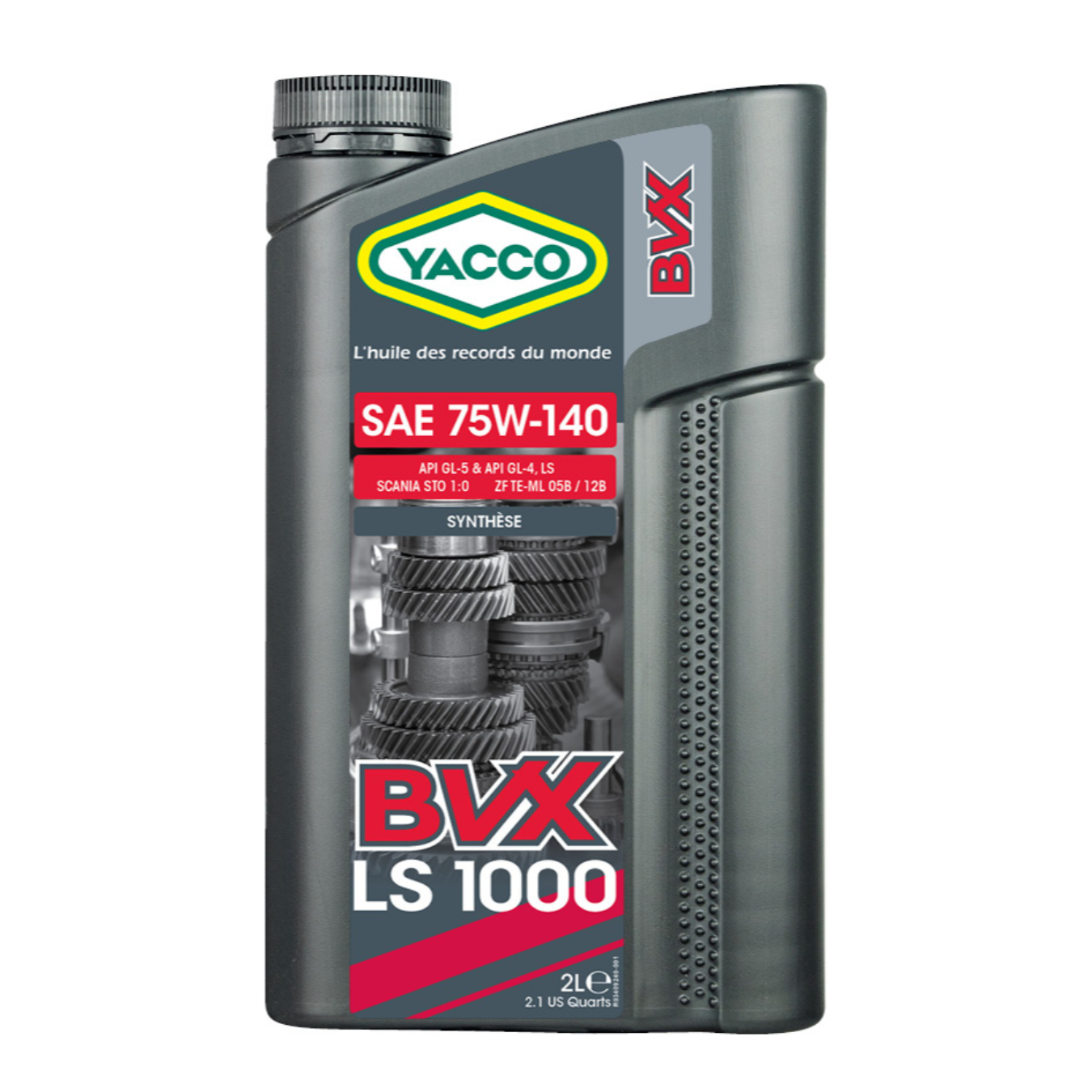 Huile boîte de vitesses YACCO BVX LS 1000 75W140 2L