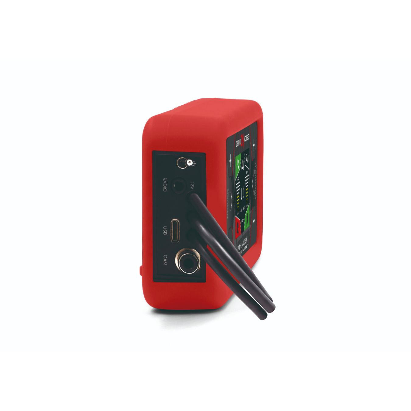 Double bouton PTT ZERONOISE avec prise USB-C pour pilote et copilote L 2 mètres